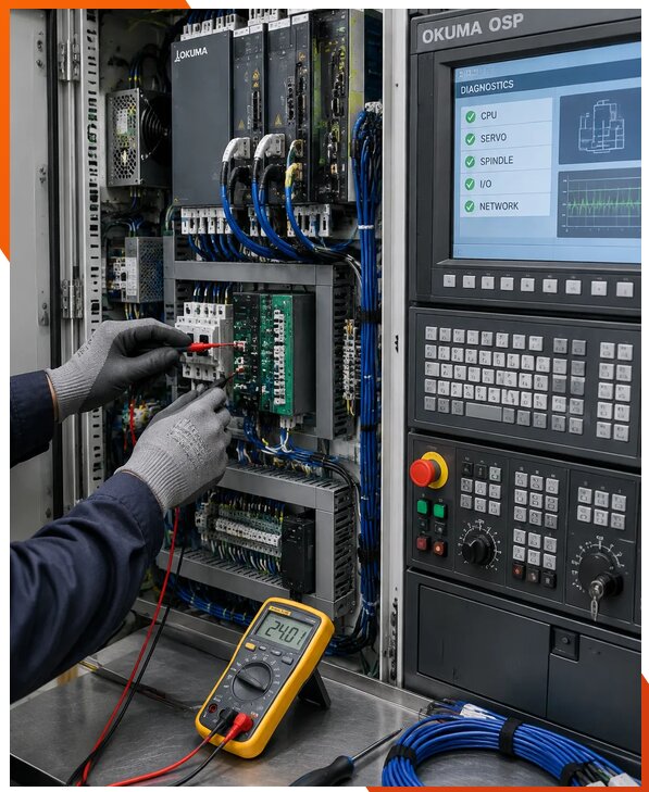 Ремонт систем ЧПУ Okuma OSP в Краснотурьинске